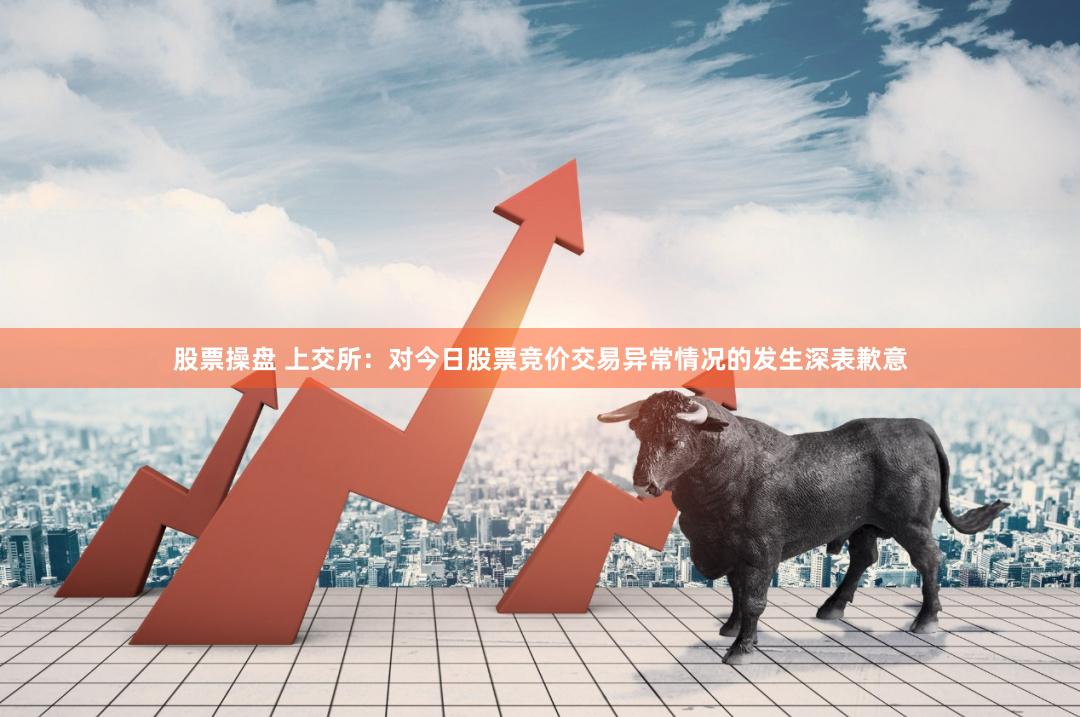 股票操盘 上交所：对今日股票竞价交易异常情况的发生深表歉意