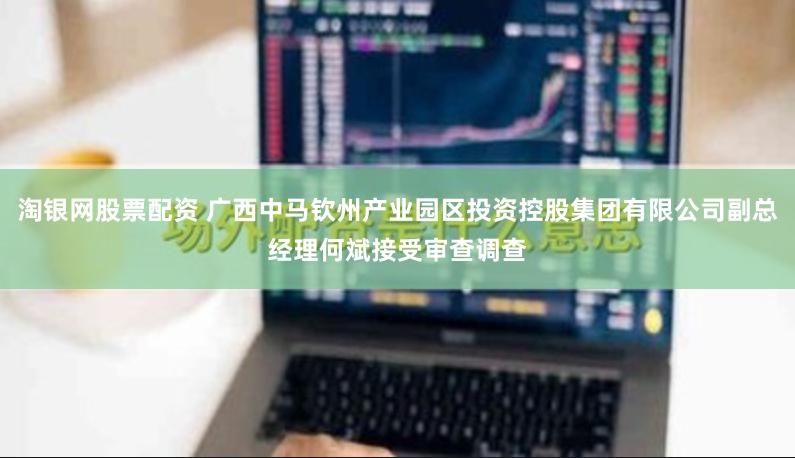 淘银网股票配资 广西中马钦州产业园区投资控股集团有限公司副总经理何斌接受审查调查