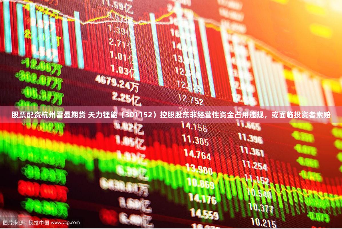 股票配资杭州雷曼期货 天力锂能（301152）控股股东非经营性资金占用违规，或面临投资者索赔